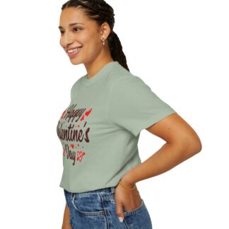 Happy Valentine’s Day Heart Graphic T-Shirt – Romantic Love Graphic Tee for Couples, Gift Giving & Festive Celebration. - Image 29