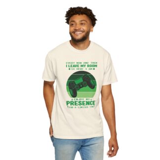 I Leave My Room So Here I Am T-Shirt – Retro Green Gamer Controller Tee for Video Game Lovers & Gamers. - Image 14