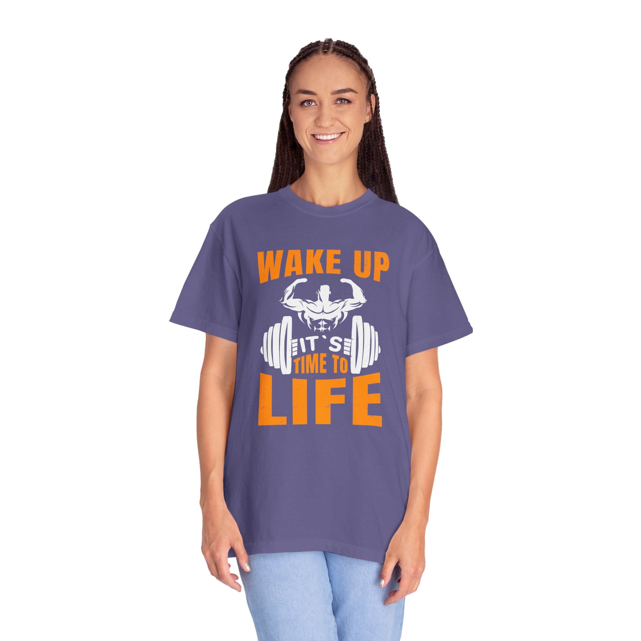 b2 - 6.19 - Wake Up It’s Time to Lift T-Shirt – Motivational Weightlifting Graphic Tee for Early Grind, Strength & Gym Dedication. - Image 35