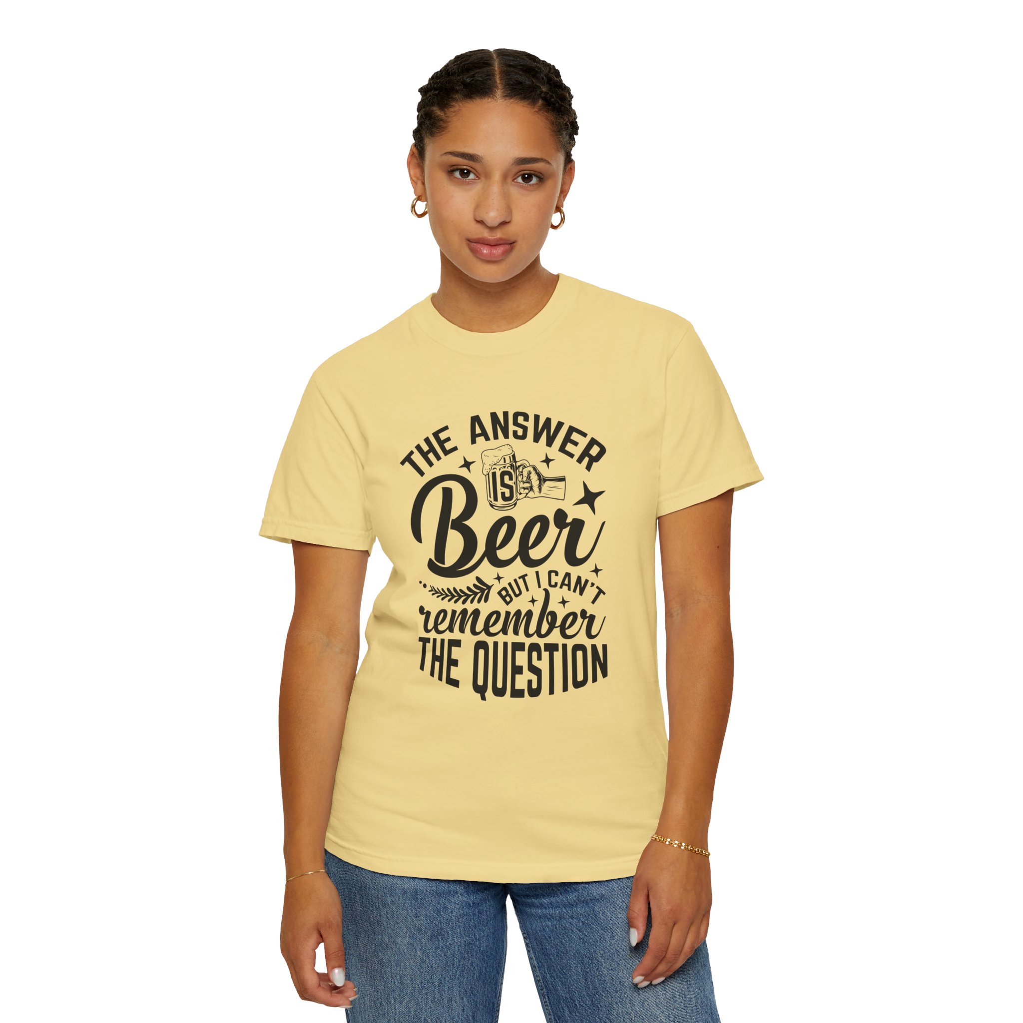 Funny Beer T-Shirt, The Answer is Beer Graphic Tee, Unisex Casual Wear, Gift for Beer Lovers, Birthday Present, Humor Clothing. - Image 28