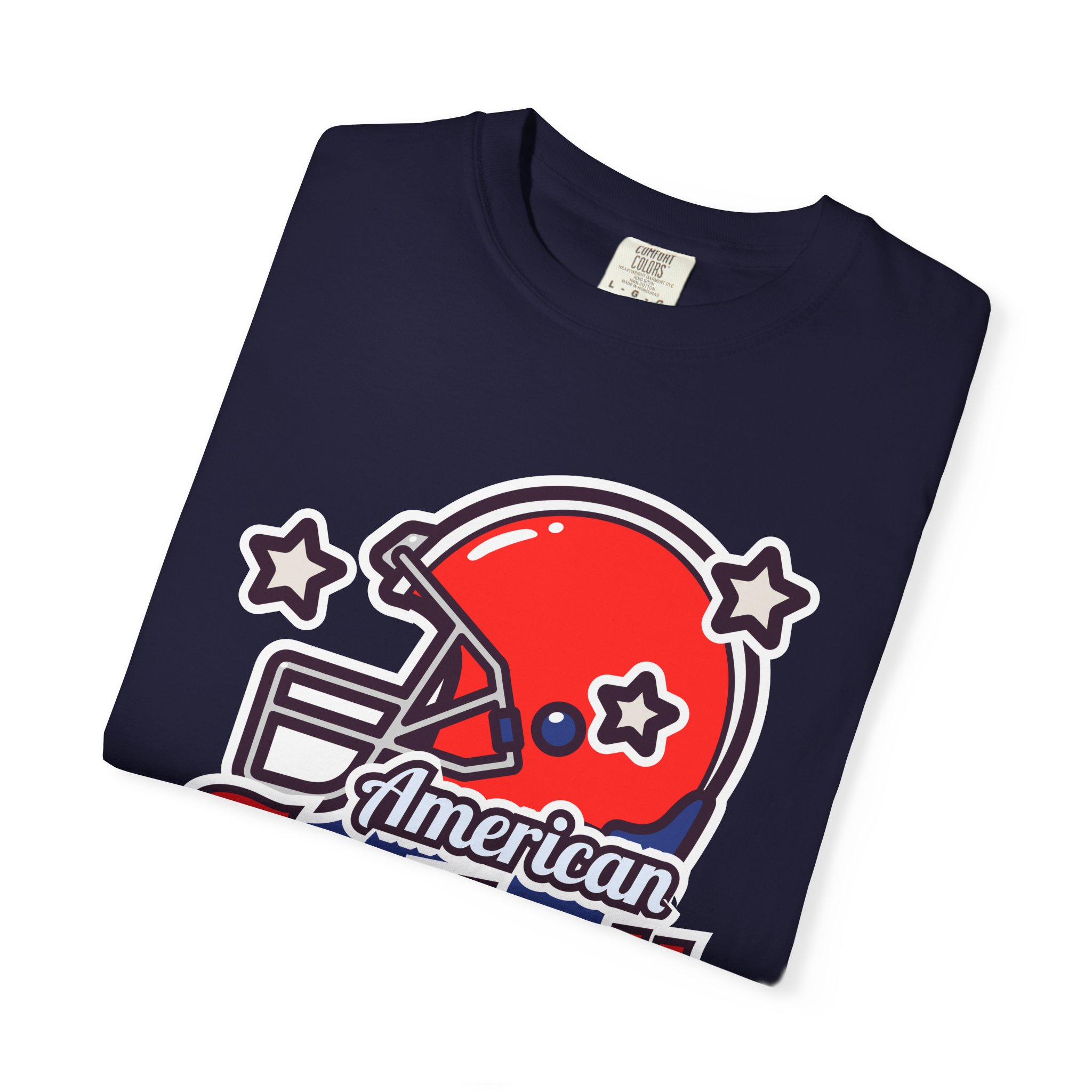 C - 16.13a - Authentic Football Team T-Shirt, Unisex Sports Tee, Garment Dyed Shirt, Game Day Apparel, Perfect for Football Fans, Casual Wear. - Image 7