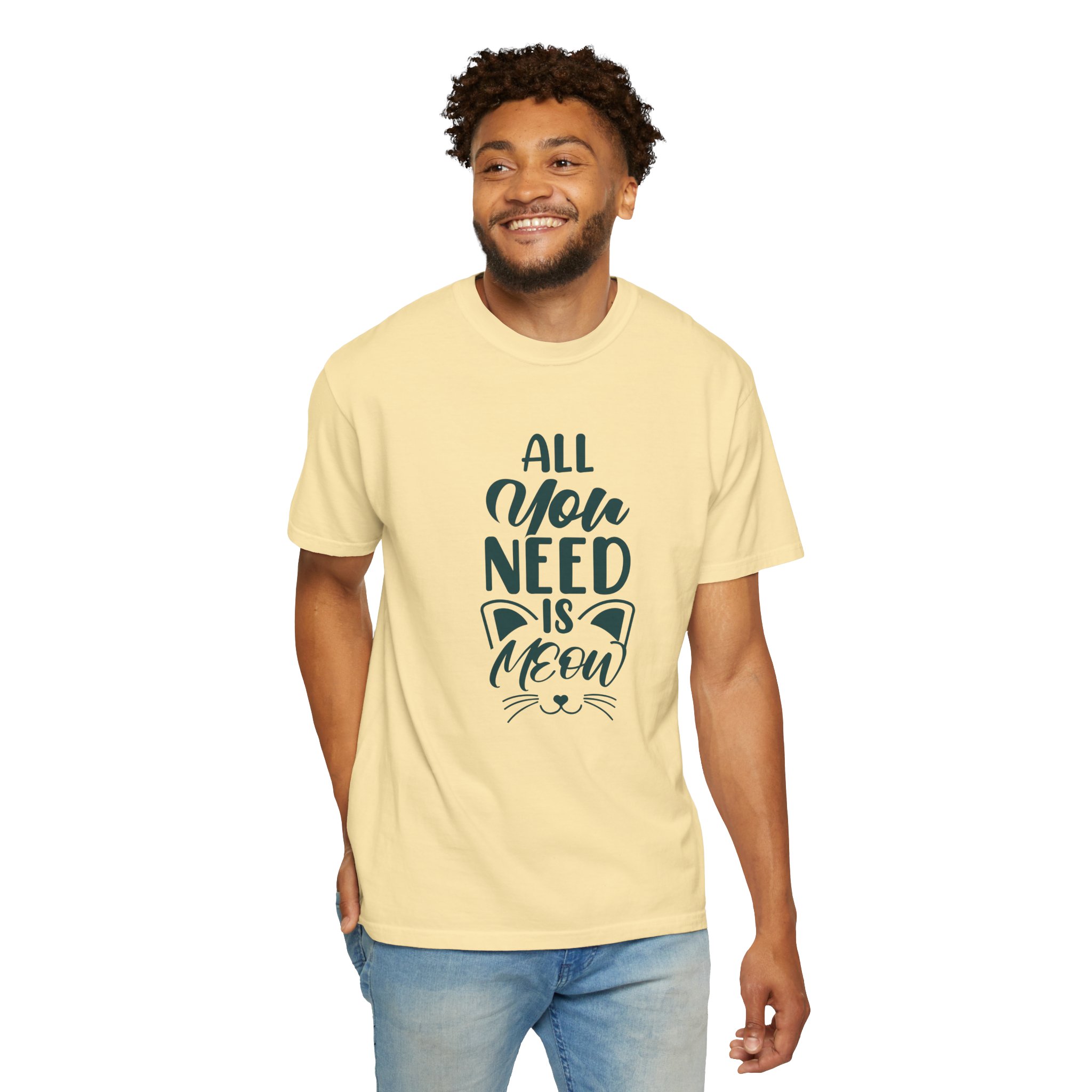 All You Need Is Meow T-Shirt – Cute Cat Lover Graphic Tee for Men & Women, Casual Everyday Wear & Perfect Gift Giving - Image 22