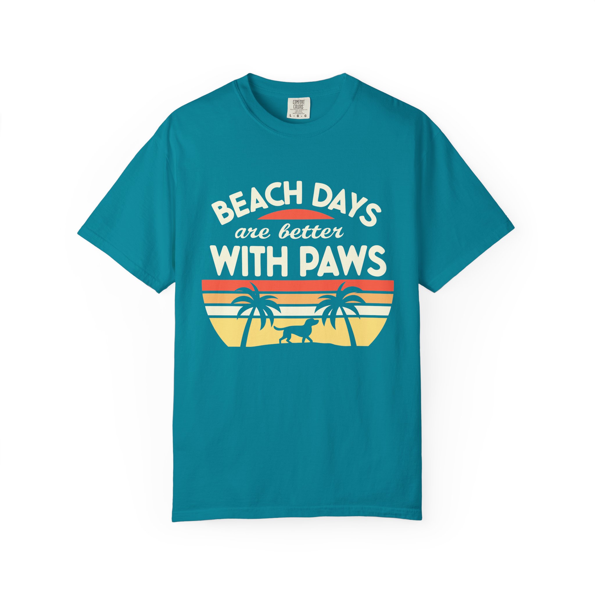 C - 13.1 - Beach Days Are Better with Paws Unisex T-Shirt | Pet Lover Gift, Summer Tee, Casual Wear, Beachwear, Dog Lover Apparel. - Image 17