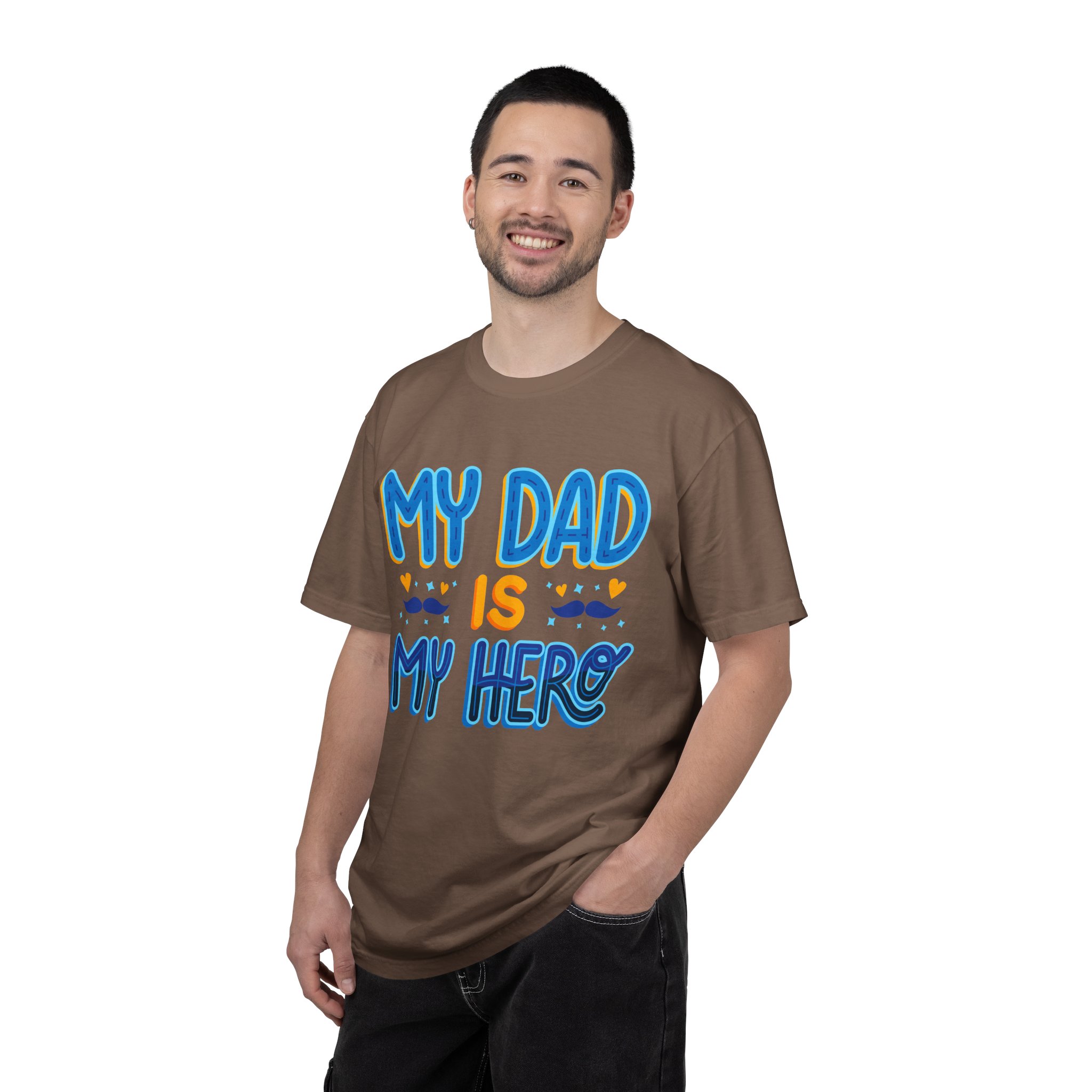 My Dad is My Hero Garment-Dyed T-shirt, Father's Day Gift, Unisex Tee, Dad Appreciation, Casual Wear, Birthday Present. - Image 18