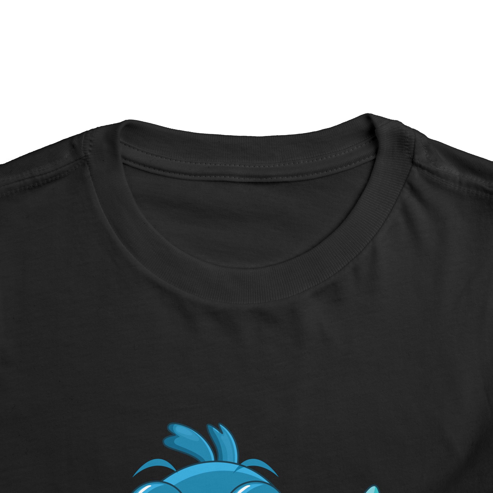 Cute Blue Cartoon Bird Toddler T-Shirt – Adorable Animal Graphic Tee for Kids, Boys & Girls. - Image 12