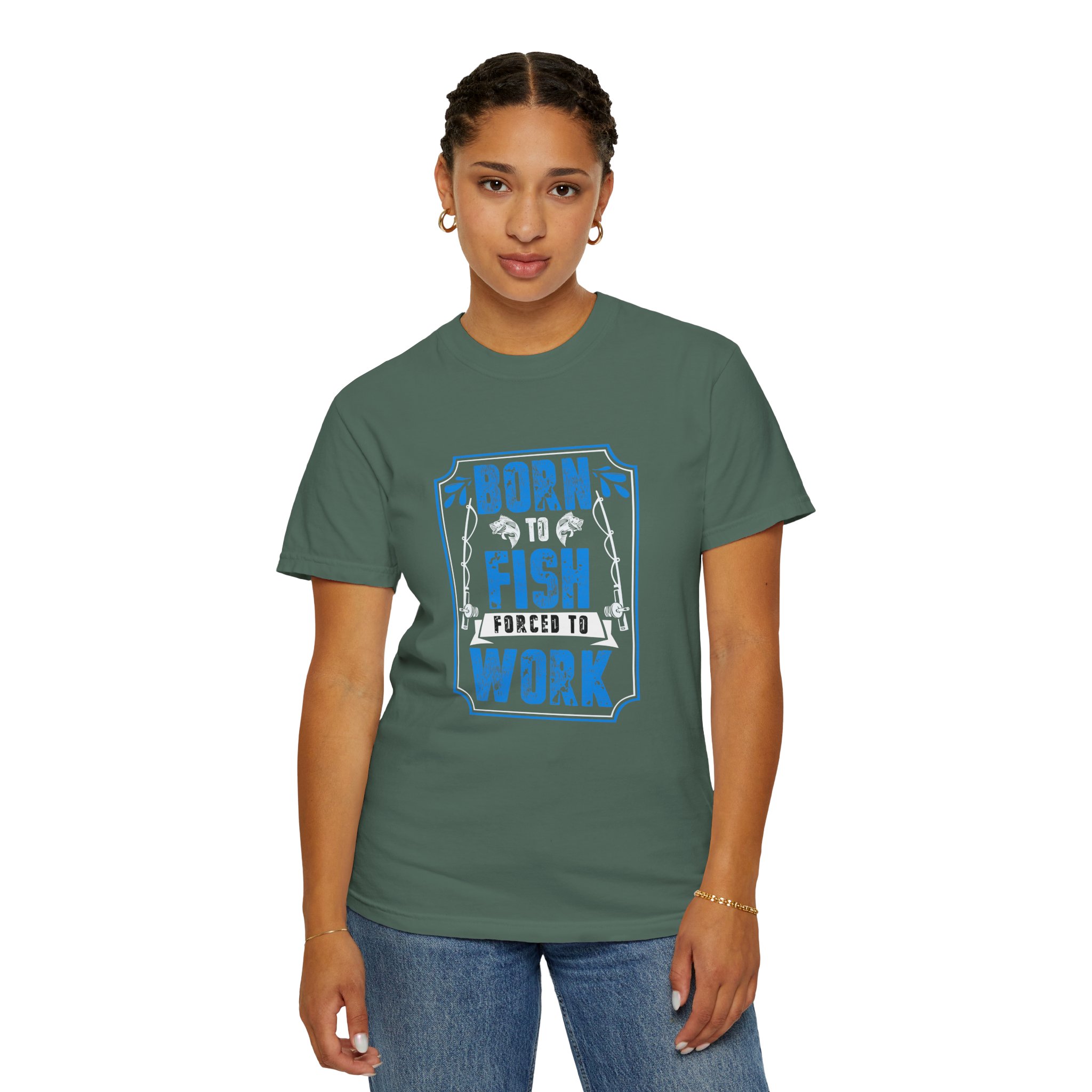 Born to Fish T-shirt, Unisex Fishing Tee, Outdoor Adventure Shirt, Gift for Fishermen, Casual Wear for Nature Lovers. - Image 12