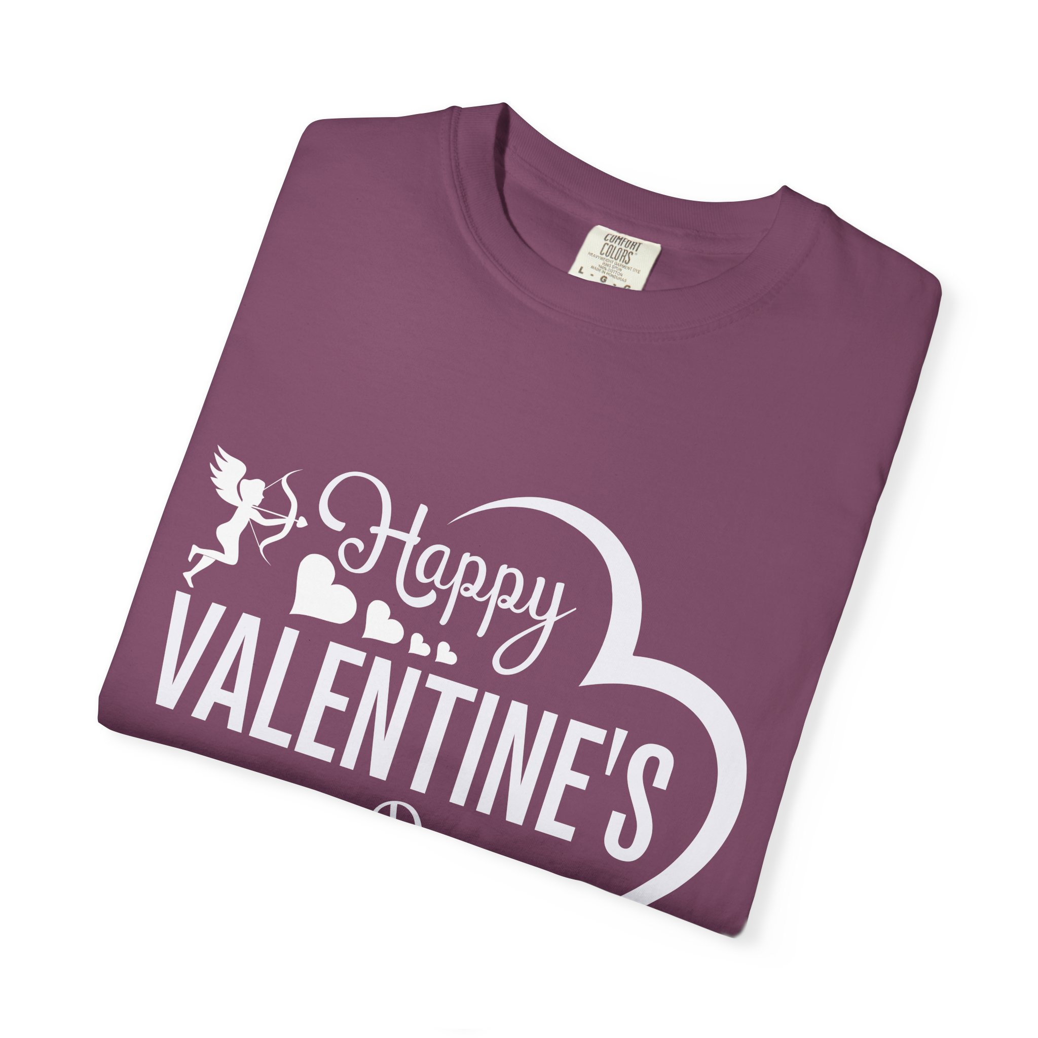 Unisex Garment-Dyed T-shirt for Valentine's Day, Cute Couple Shirt, Love-themed Tee, Perfect Gift, Holiday Apparel. - Image 39