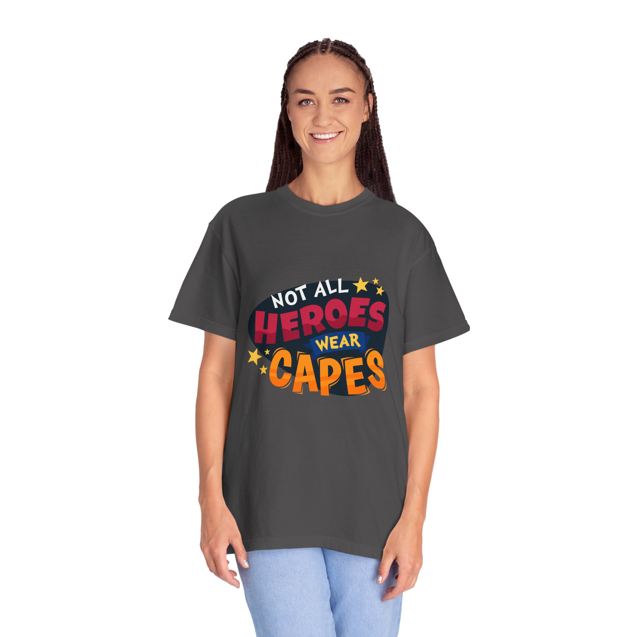 Heroic Message T-shirt for Everyday Wear, Unisex Gift, Casual Style, Great for Superhero Fans Tee. - Image 19