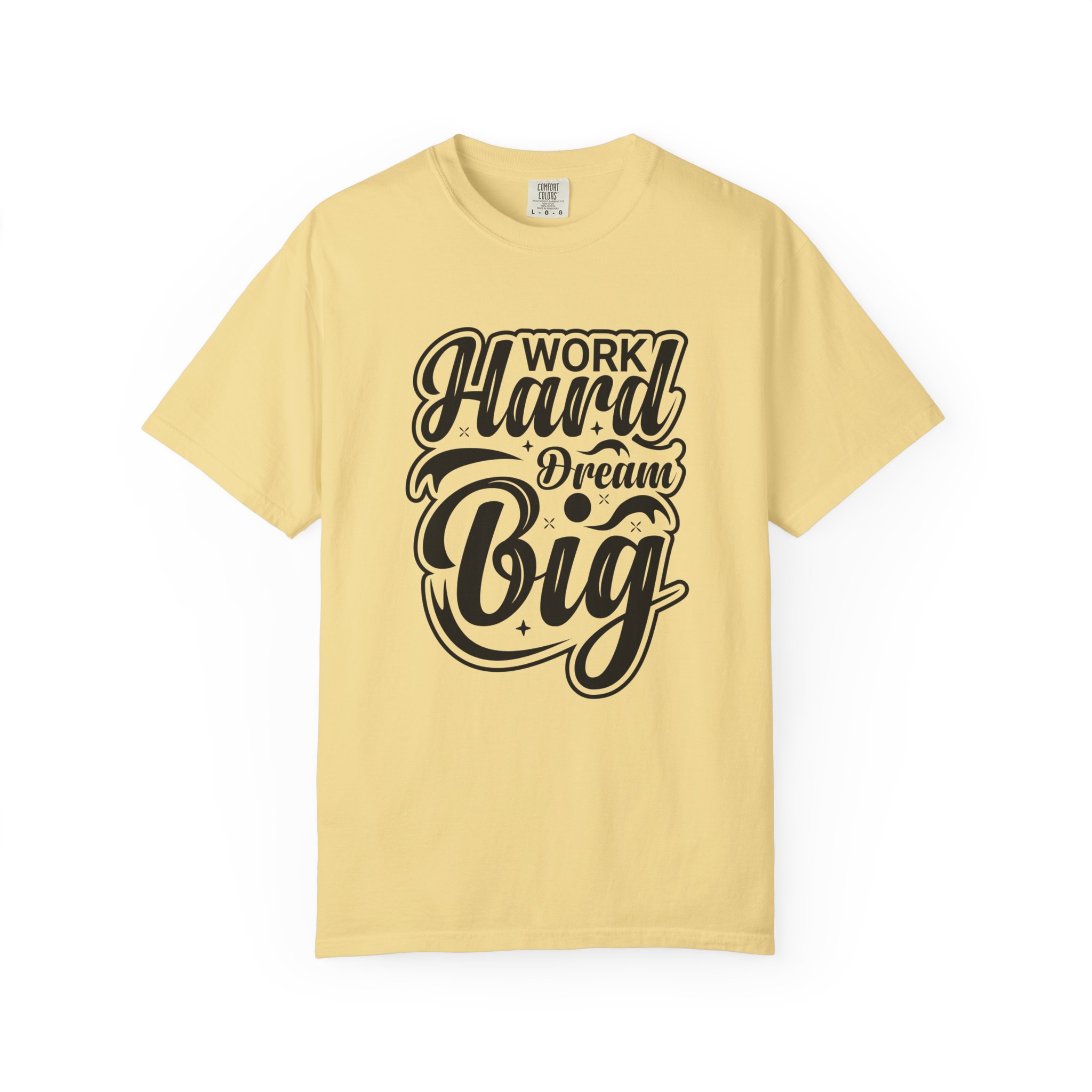 Motivational T-Shirt - Work Hard Dream Big - Unisex Tee for Inspiration, Casual Wear, Gift, Fitness, Entrepreneurs. - Image 17