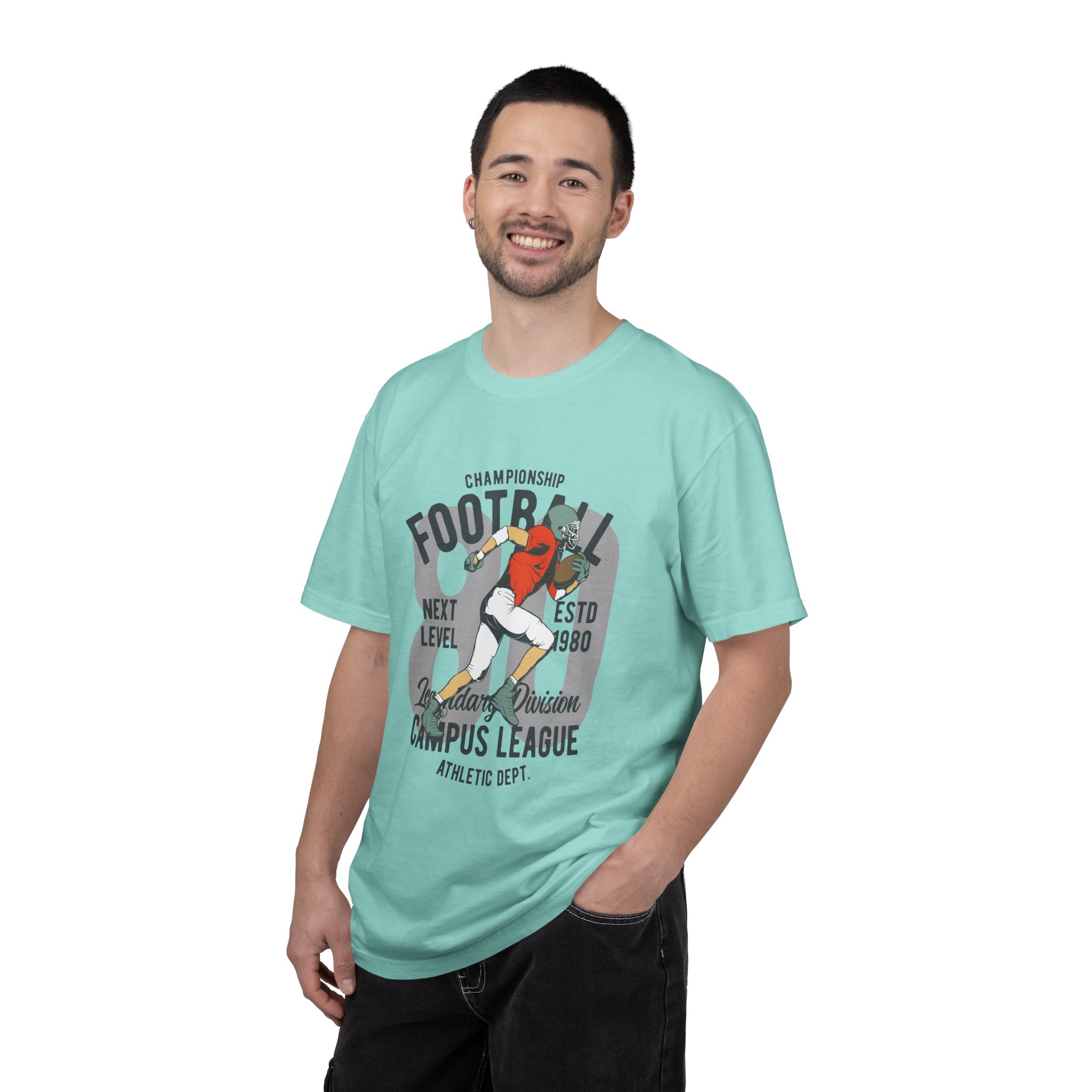 C - 16.20 - Football Campus League Unisex T-Shirt, Sporty Tee, Athletic Gift, Game Day Shirt, Casual Wear, Unisex Fashion. - Image 26
