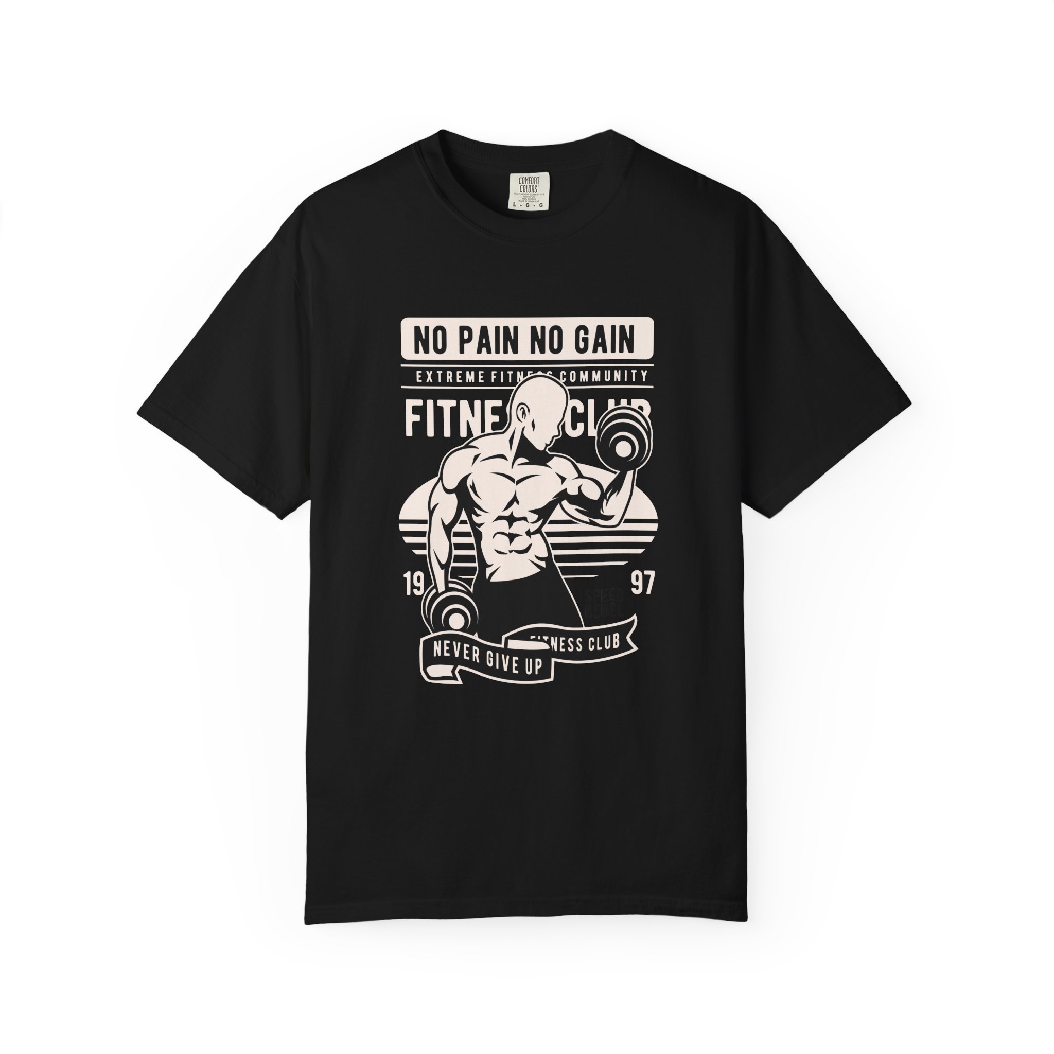 Fitness Motivation T-Shirt, Workout Tee, Gym Gear, Gift for Lifters, Unisex Casual Top, No Pain No Gain Design. - Image 22