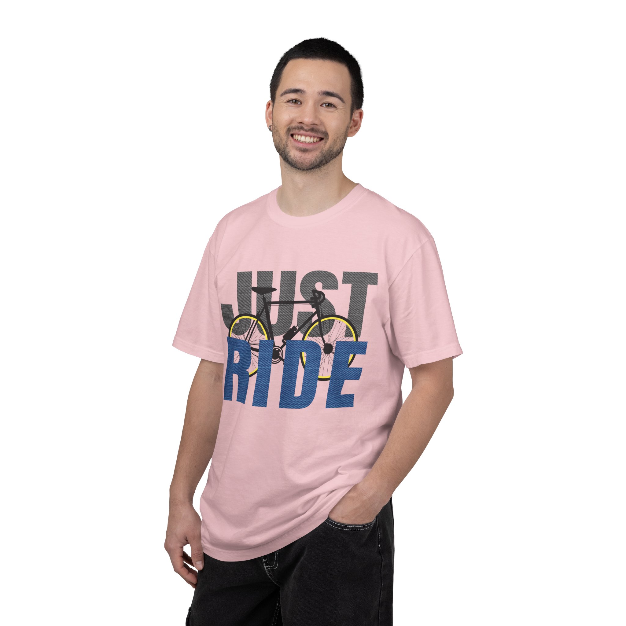 Unisex Cycling T-shirt, Just Ride Graphic Tee, Sporty Casual Wear, Cycling Gift, Active Lifestyle Apparel, Bike Lover Shirt. - Image 50
