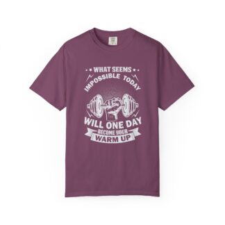 What Seems Impossible Today Will One Day Become Your Warm Up T-Shirt – Motivational Gym Graphic Tee for Strength, Progress & Determination. - Image 41
