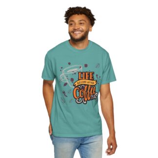 Coffee drinkers t-shirt – Life Begins After Coffee - Image 30
