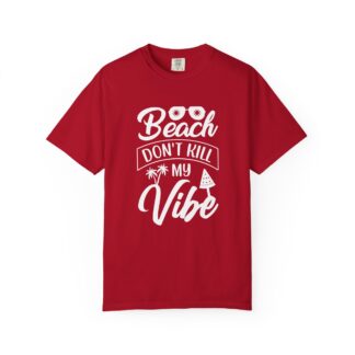 C - 13.10 - Beach Vibe Garment-Dyed T-Shirt | Summer Tee, Vacation Wear, Casual Style, Ocean Lover Gift, Beach Party Apparel.