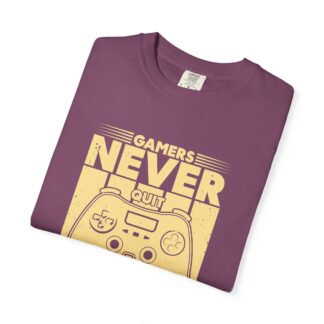 Gamer Controller t shirt for Gamers - Never Restart Gamer Controller Unisex Tee - Image 47