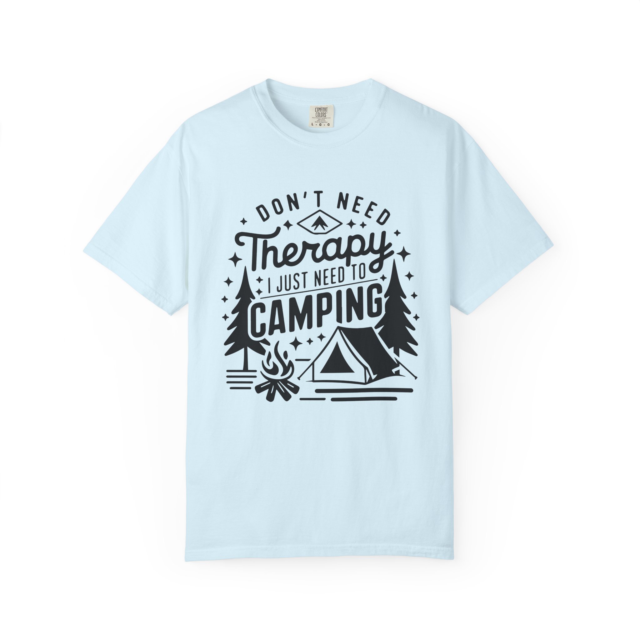 Camping Therapy T-Shirt | Unisex Garment-Dyed Tee for Outdoor Lovers, Perfect Gift for Campers, Nature Lovers, and Adventure Seekers. - Image 41