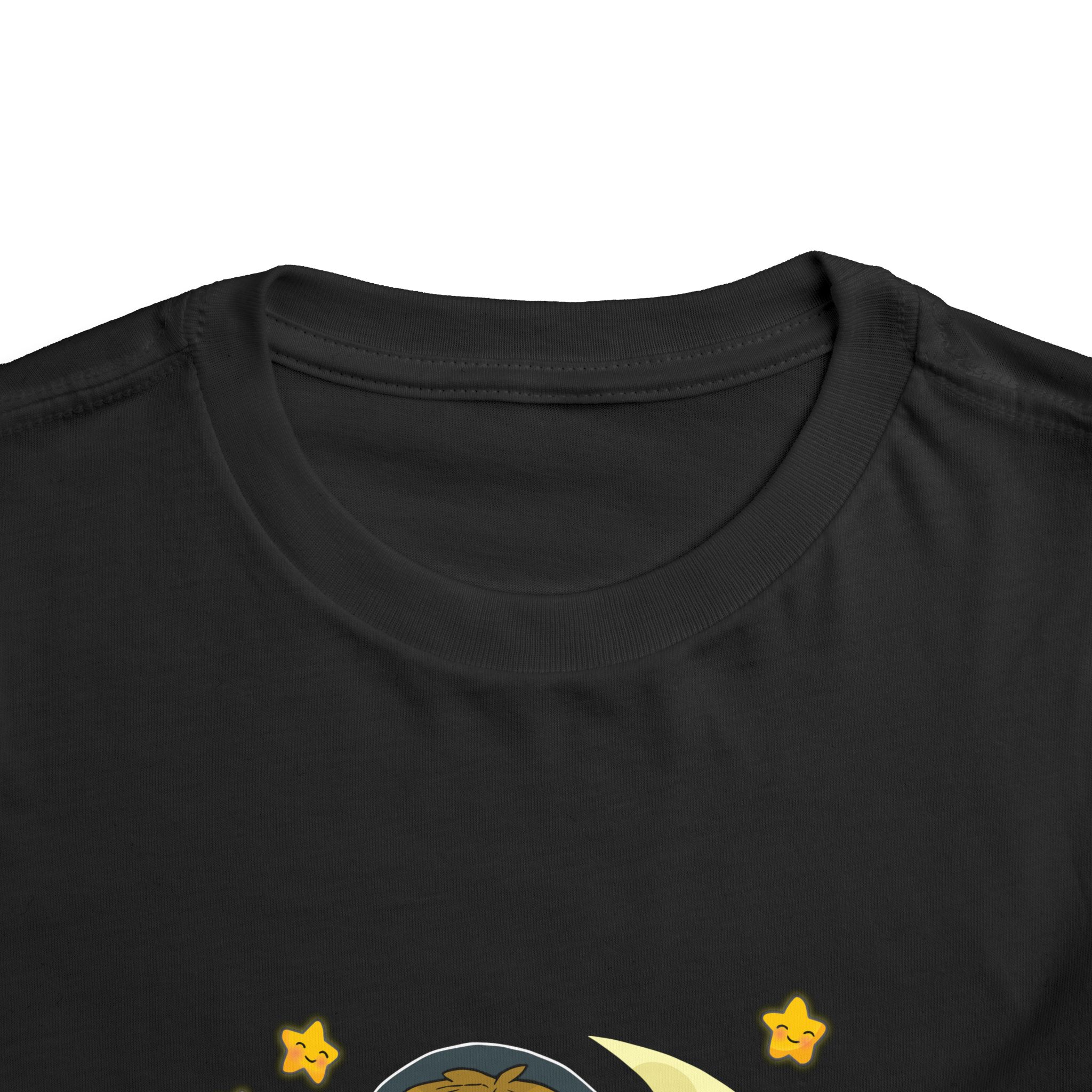 Cute Astronaut on Crescent Moon Toddler T-Shirt – Fun Space Adventure Graphic Tee for Kids, Boys & Girls. - Image 16