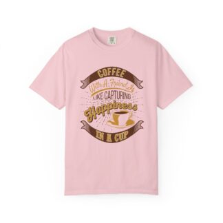 Vintage coffee lover tshirt for Coffee Moments - Capturing Happiness In a Cup Unisex Tee - Image 41