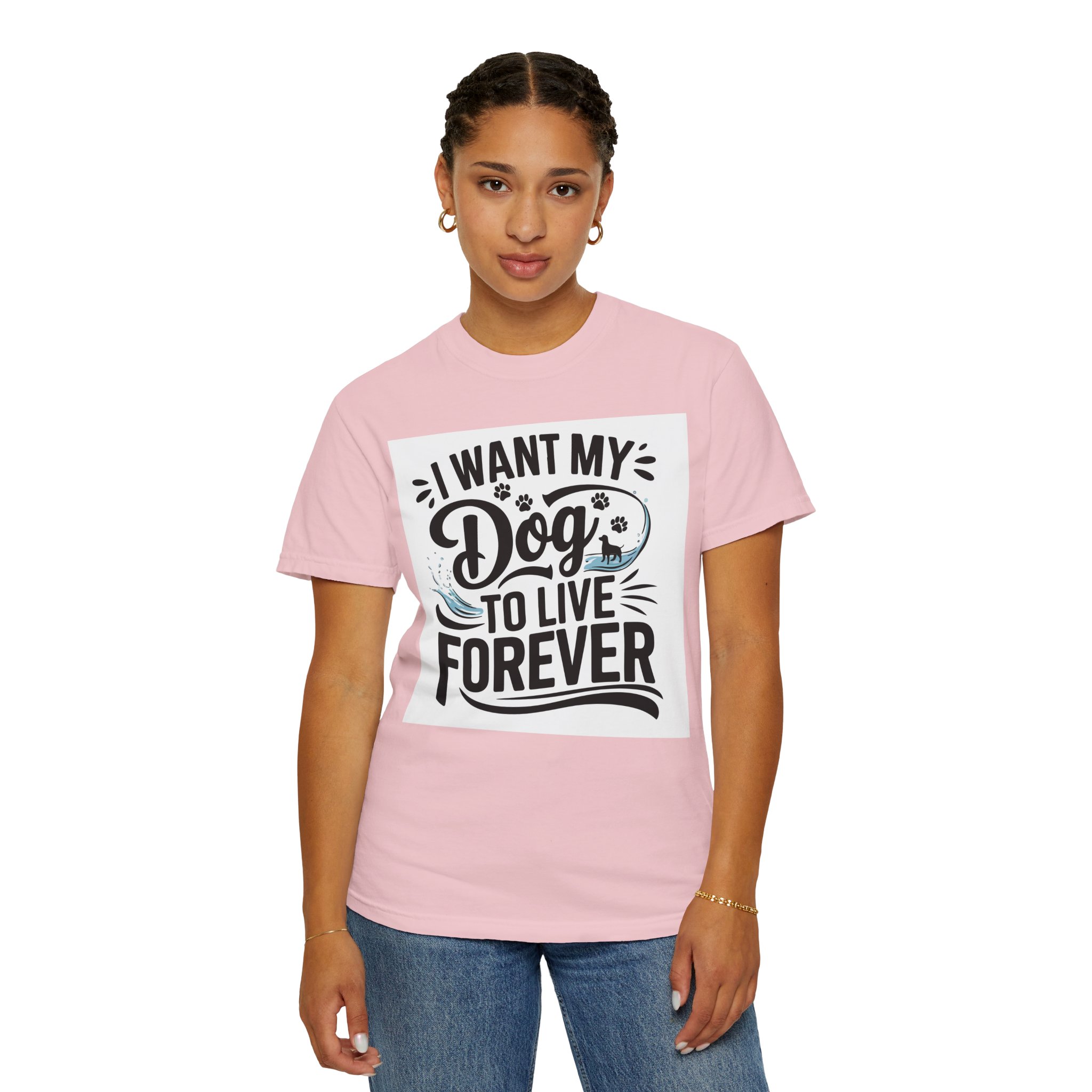 I Wish My Dog Could Live Forever T-Shirt – Dog Lover Graphic Tee for Pet Owners & Dog Parents. - Image 52