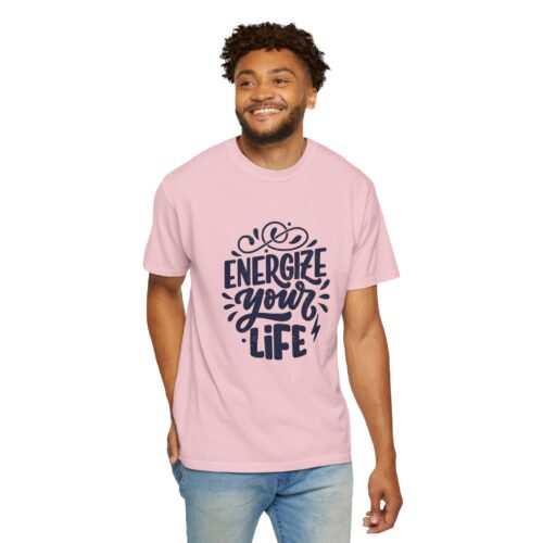 Motivational quote t-shirt for Gift- Energizing Your Life Unisex Tee - Image 46