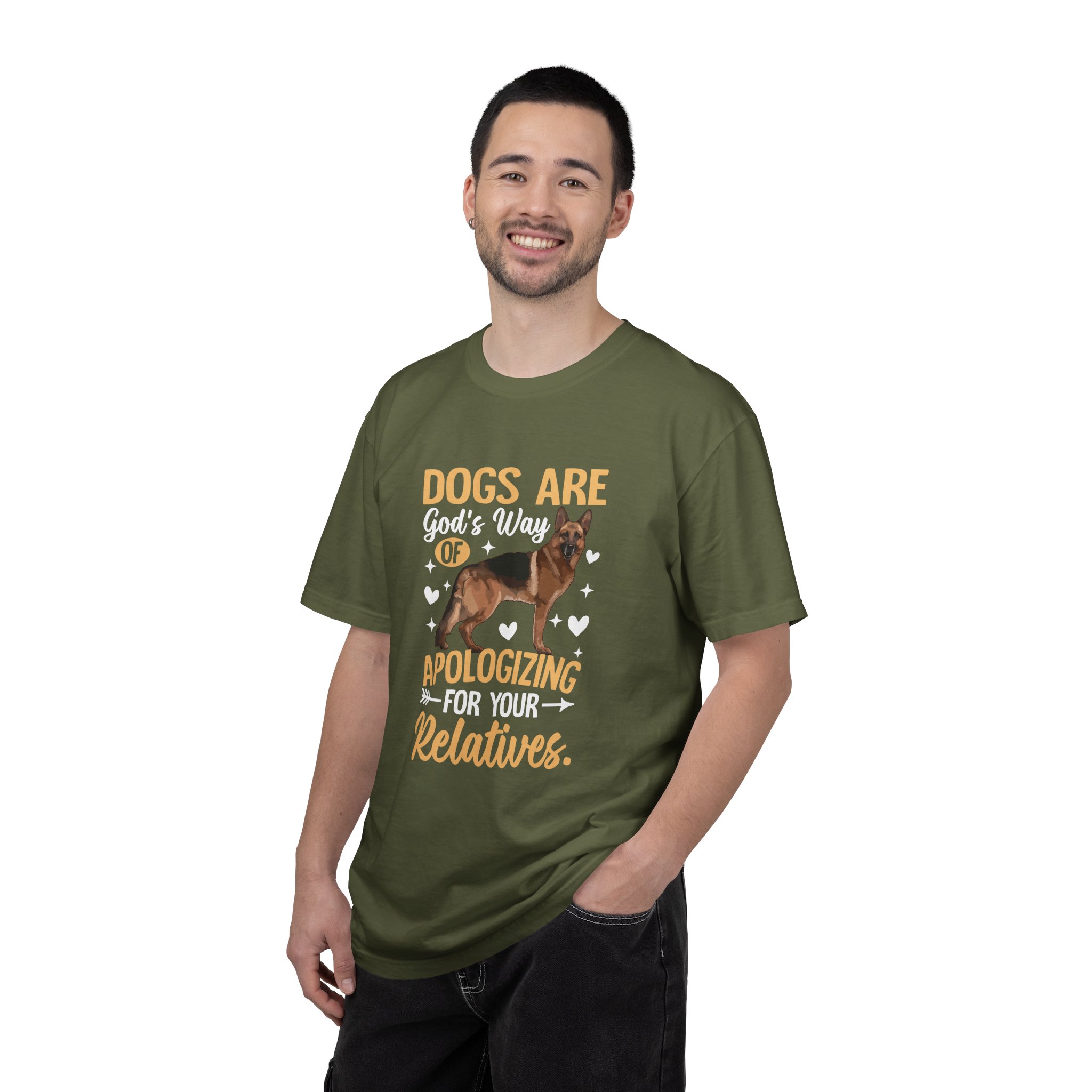 b2 - 4.1 - Dogs Are God’s Way of Apologizing for Your Relatives T-Shirt – Funny Dog Lover Graphic Tee for Humor, Pet Lovers & Playful Vibes. - Image 18