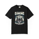Funny game tshirt with superpower design