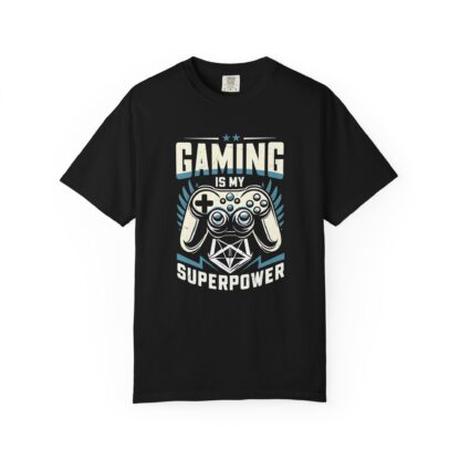 Funny game tshirt with superpower design