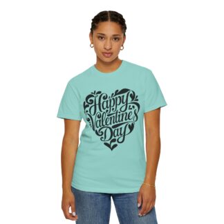 Happy Valentine’s Day Script Heart T-Shirt – Romantic Love Graphic Tee for Couples, Gift Giving & Festive Celebration. - Image 28