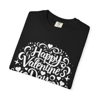 Happy Valentine’s Day Heart Floral T-Shirt – Romantic Floral Graphic Tee for Couples, Love Gifts & Festive Celebration. - Image 47