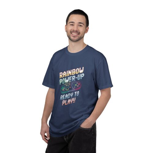 Funny gaming tee - Rainbow Gamer T-shirt for Unisex - Image 10