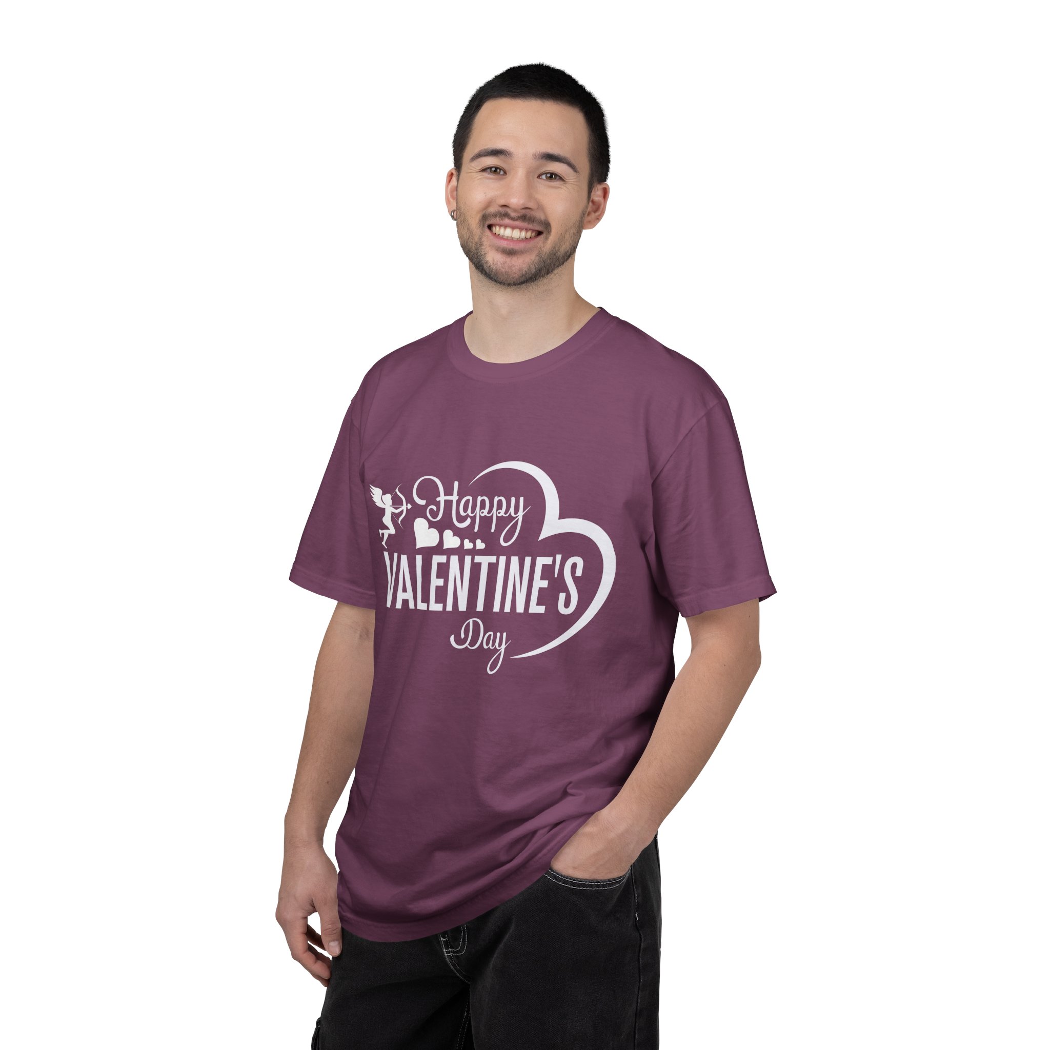 Unisex Garment-Dyed T-shirt for Valentine's Day, Cute Couple Shirt, Love-themed Tee, Perfect Gift, Holiday Apparel. - Image 34