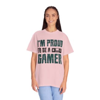 Cool Gaming T shirts - Proud Gamer Tee Unisex Tee - Image 51
