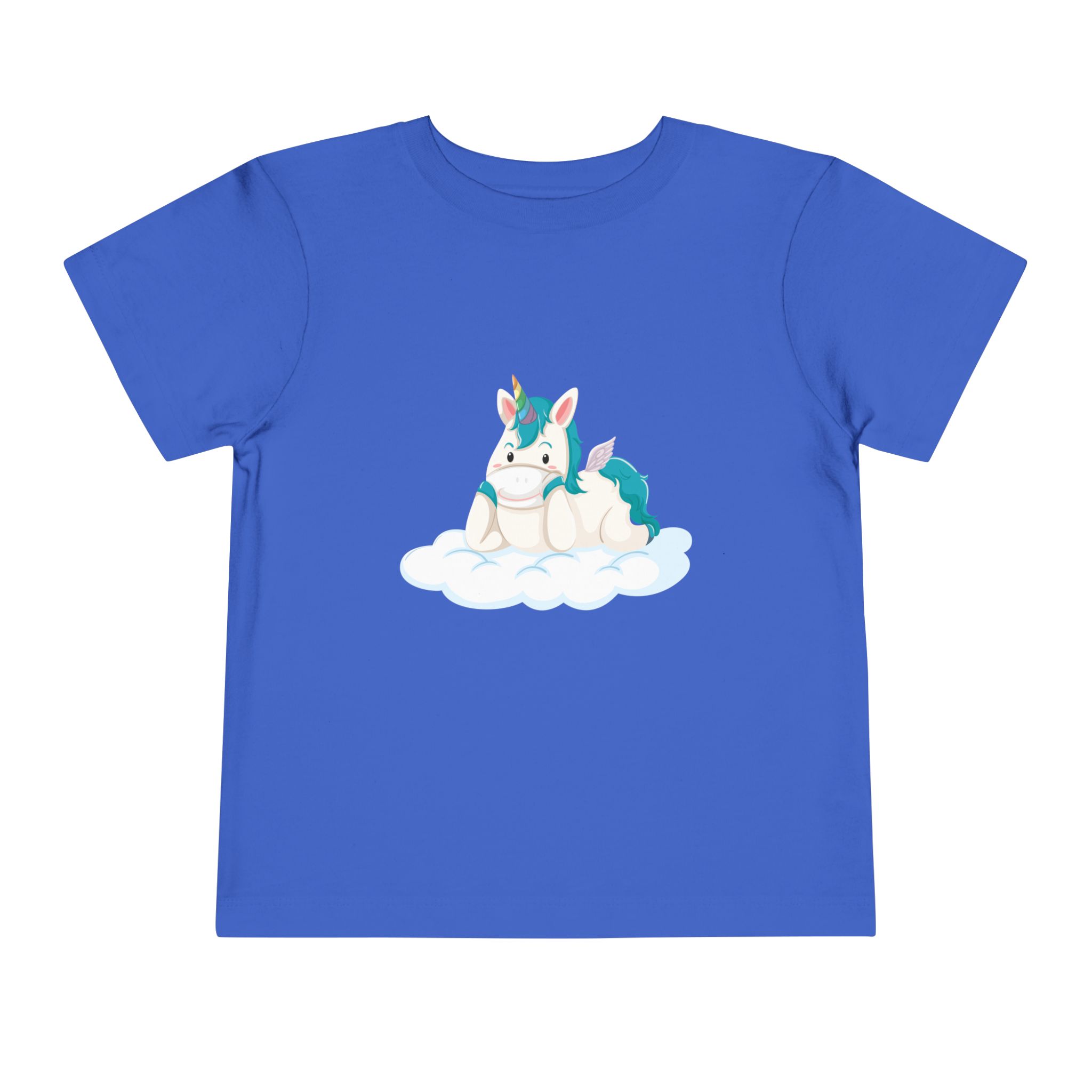 Cute Blue Unicorn on Cloud Toddler T-Shirt – Adorable Fantasy Graphic Tee for Kids, Boys & Girls. - Image 17