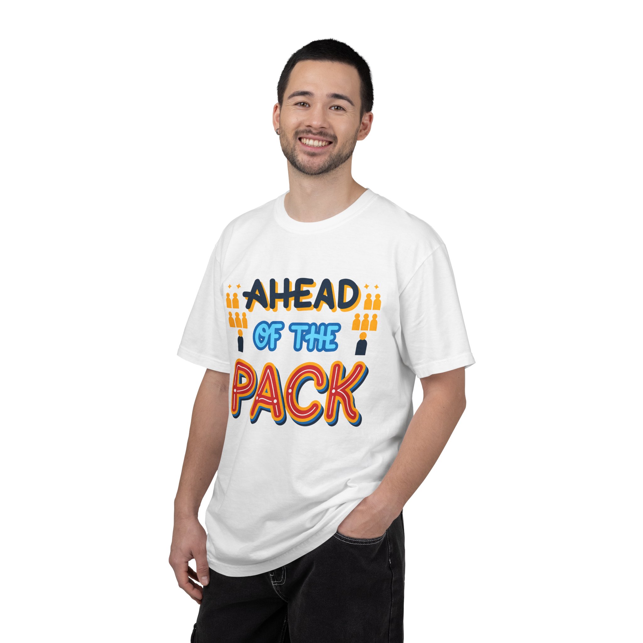 b2 - 2.8b - Ahead of the Pack T-Shirt – Retro Bold Graphic Tee for Leadership, Confidence & Standout Style. - Image 10