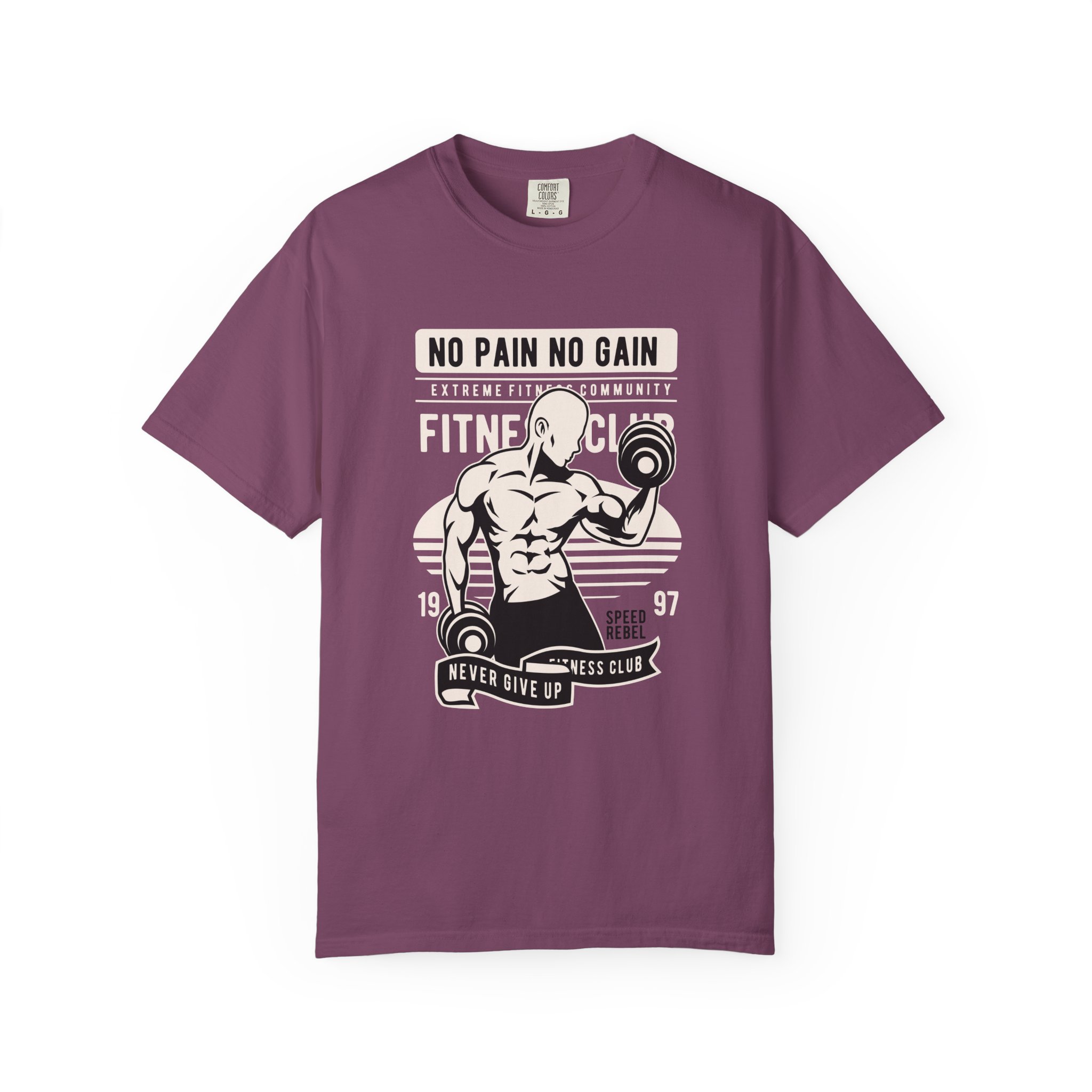Fitness Motivation T-Shirt, Workout Tee, Gym Gear, Gift for Lifters, Unisex Casual Top, No Pain No Gain Design. - Image 36