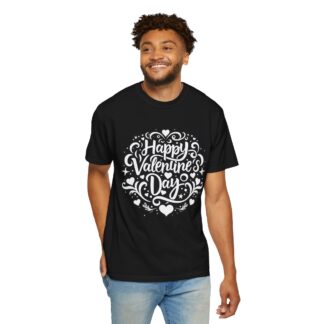 Happy Valentine’s Day Heart Floral T-Shirt – Romantic Floral Graphic Tee for Couples, Love Gifts & Festive Celebration. - Image 46