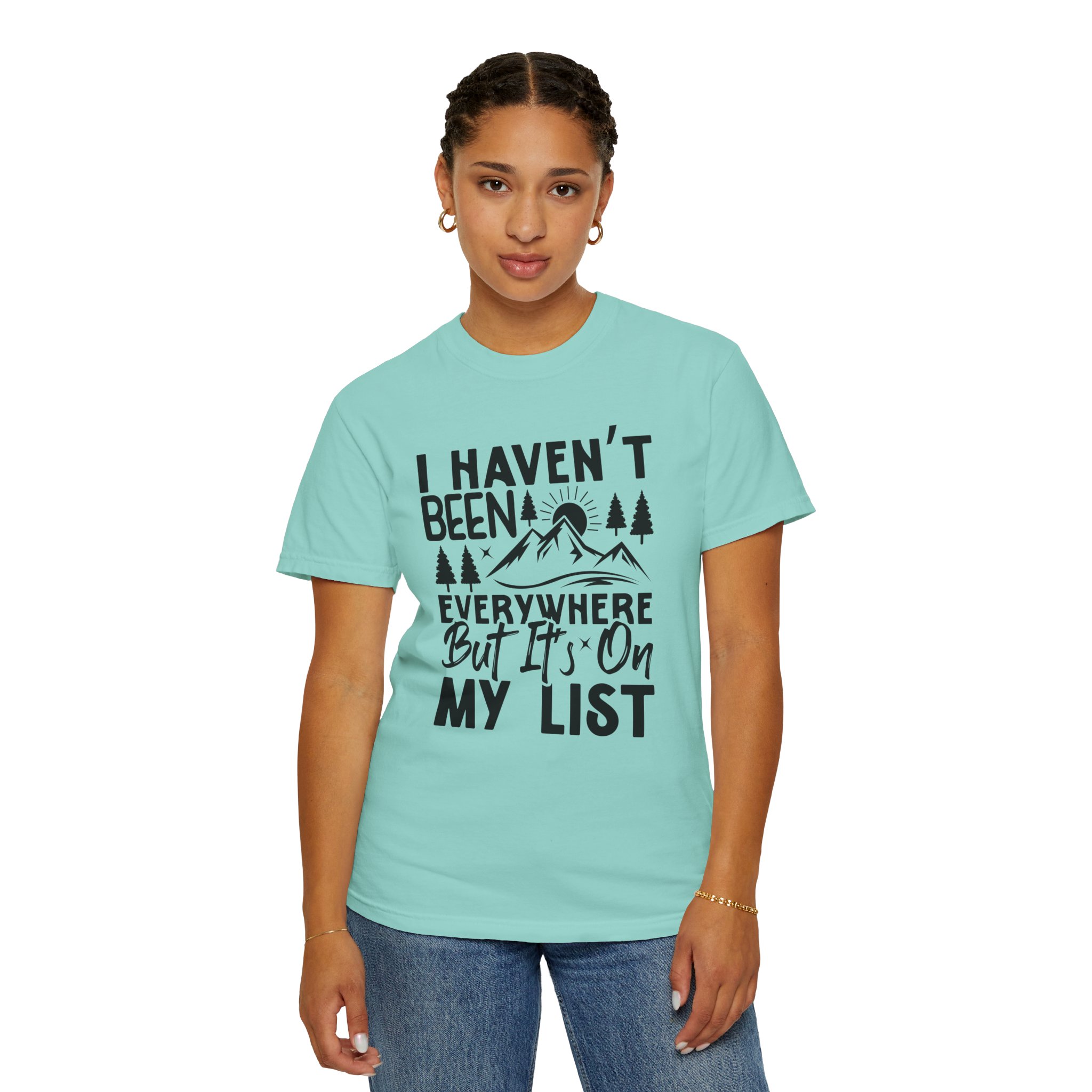 Adventure List T-Shirt, Unisex Garment-Dyed Tee, Travel Shirt, Gift for Explorers, Hiking Apparel, Outdoor Enthusiast Top. - Image 36
