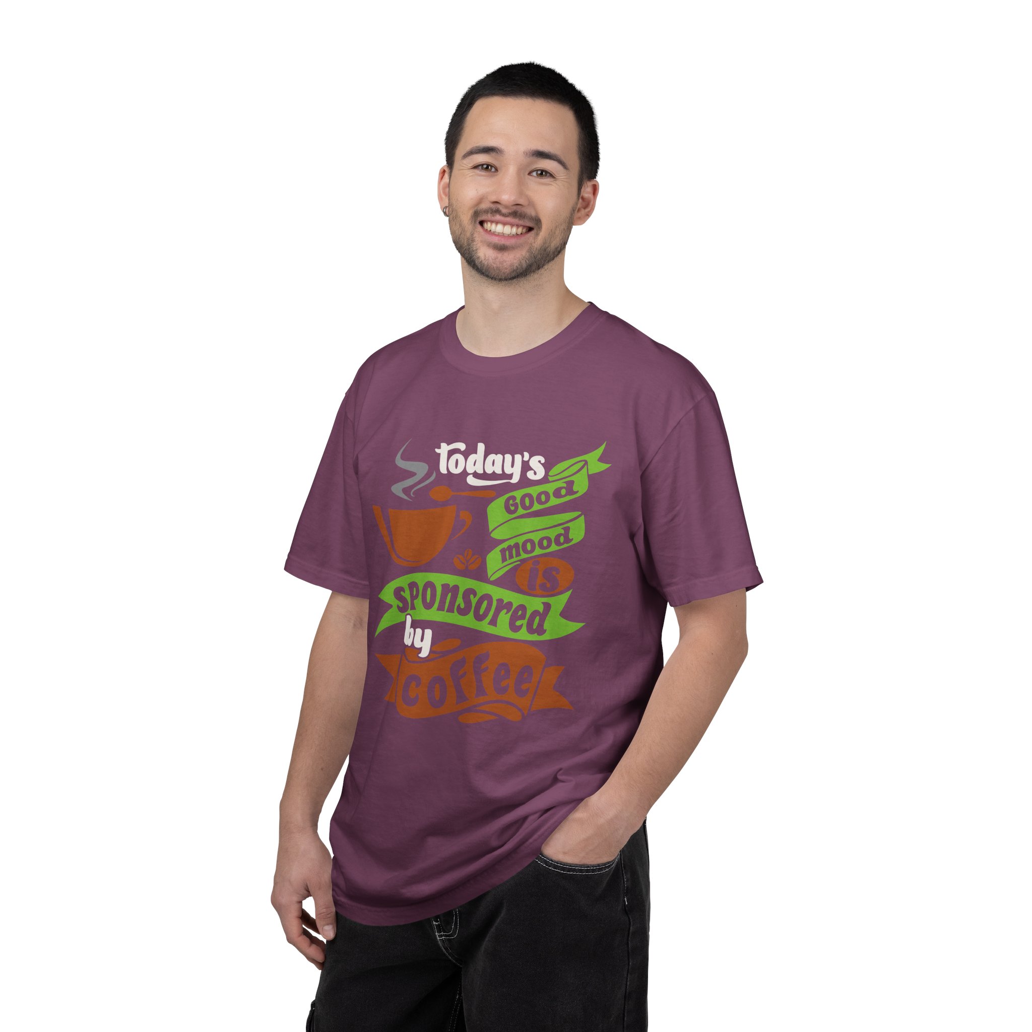 b2 - 1.12 - Today’s Good Mood Sponsored by Coffee T-Shirt – Positive Coffee Lover Graphic Tee for Happy Vibes & Daily Energy. - Image 50