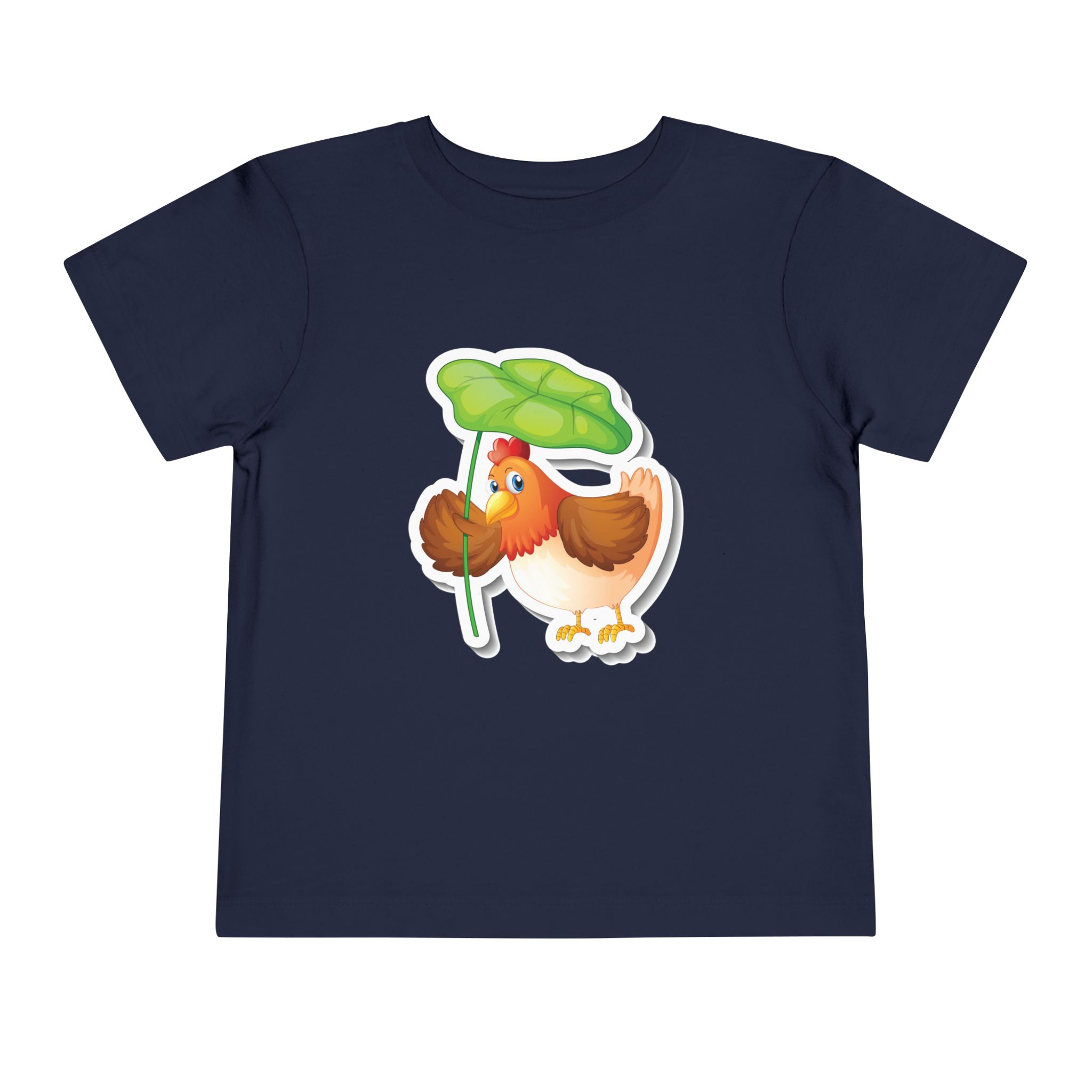 Cute Chick with Leaf Toddler T-Shirt – Adorable Baby Bird Graphic Tee for Kids, Boys & Girls. - Image 21