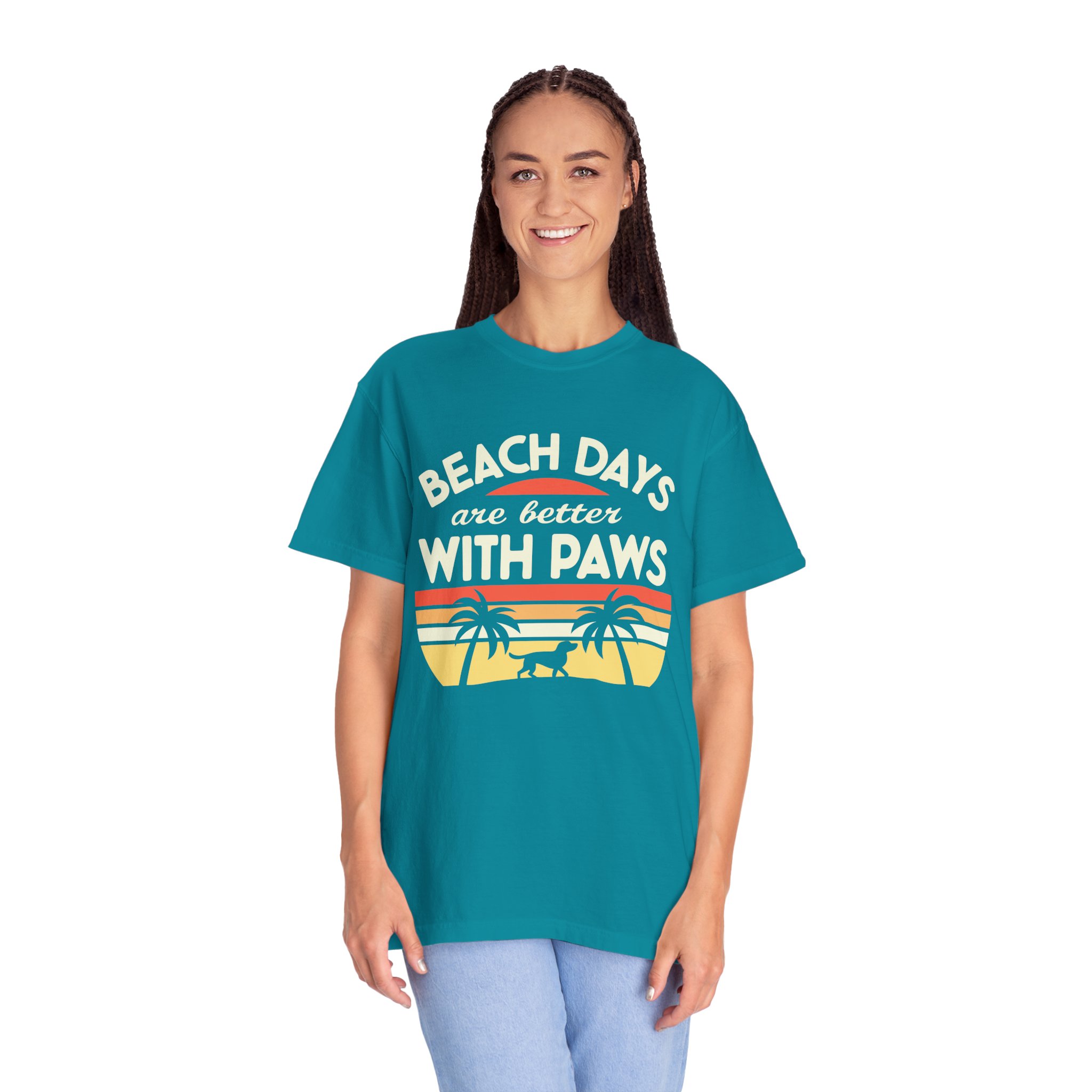 C - 13.1 - Beach Days Are Better with Paws Unisex T-Shirt | Pet Lover Gift, Summer Tee, Casual Wear, Beachwear, Dog Lover Apparel. - Image 19