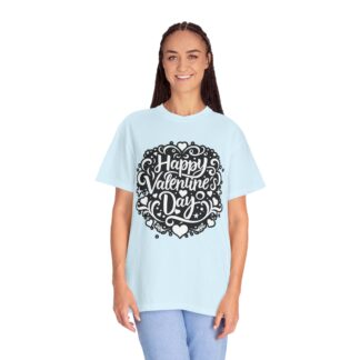 Happy Valentine’s Day Heart Floral T-Shirt – Romantic Floral Graphic Tee for Couples, Love Gifts & Festive Celebration. - Image 27
