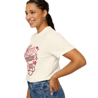 Happy Valentine’s Day Heart Script T-Shirt – Romantic Love Graphic Tee for Couples, Gift Giving & Festive Celebration. - Image 21