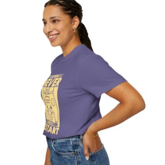 Gamer Controller t shirt for Gamers - Never Restart Gamer Controller Unisex Tee - Image 37