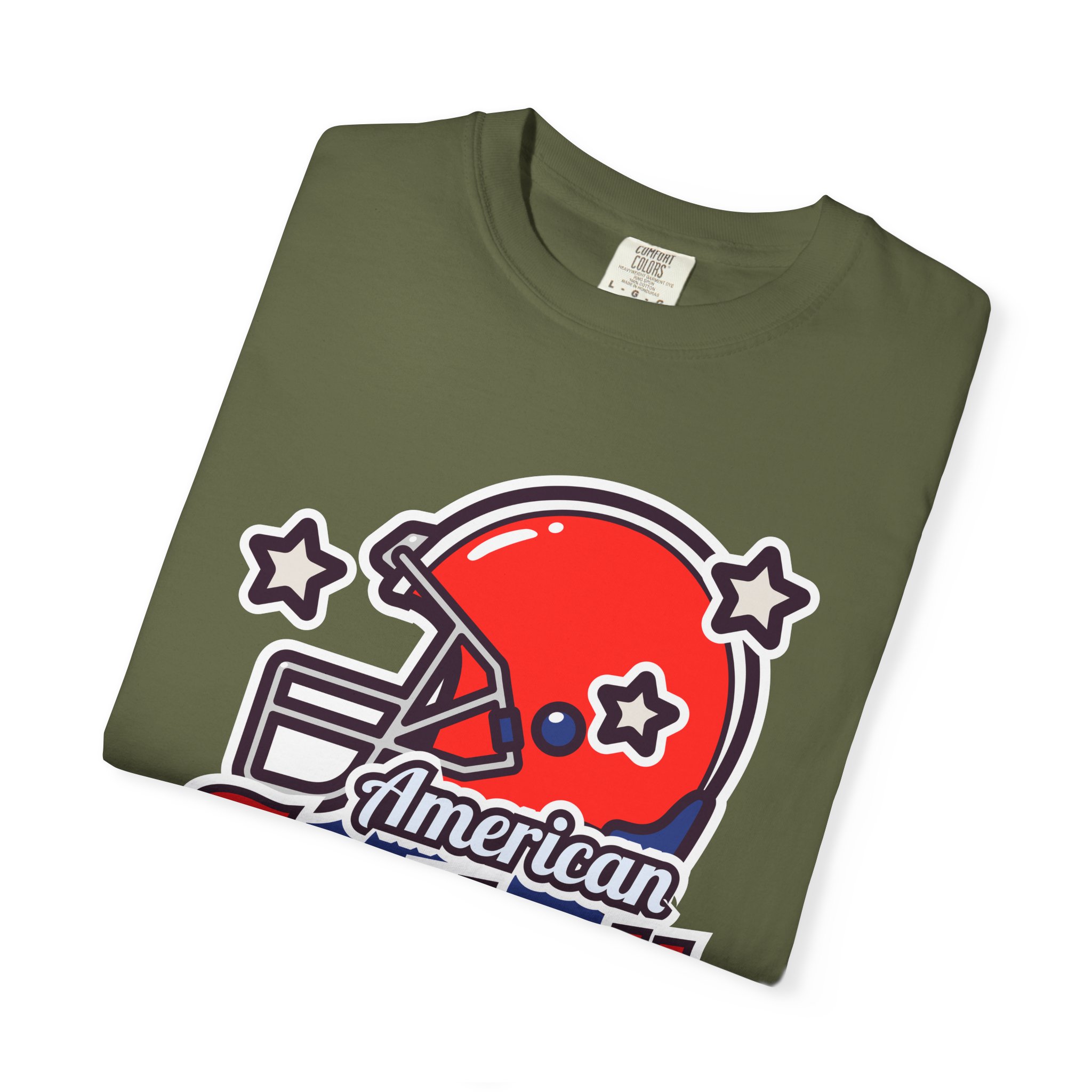 C - 16.13a - Authentic Football Team T-Shirt, Unisex Sports Tee, Garment Dyed Shirt, Game Day Apparel, Perfect for Football Fans, Casual Wear. - Image 23