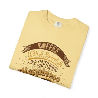 Vintage coffee lover tshirt for Coffee Moments - Capturing Happiness In a Cup Unisex Tee - Image 23