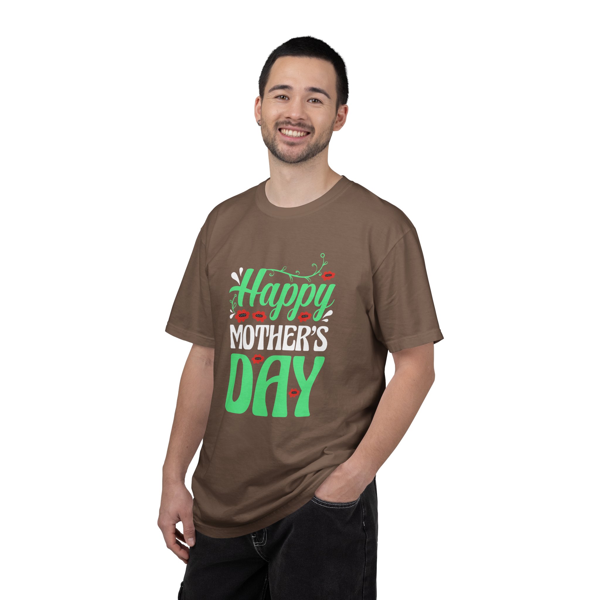 Happy Mother’s Day Festive Floral T-Shirt – Cute Love Graphic Tee for Moms, Perfect Gift Giving & Celebration Wear. - Image 10
