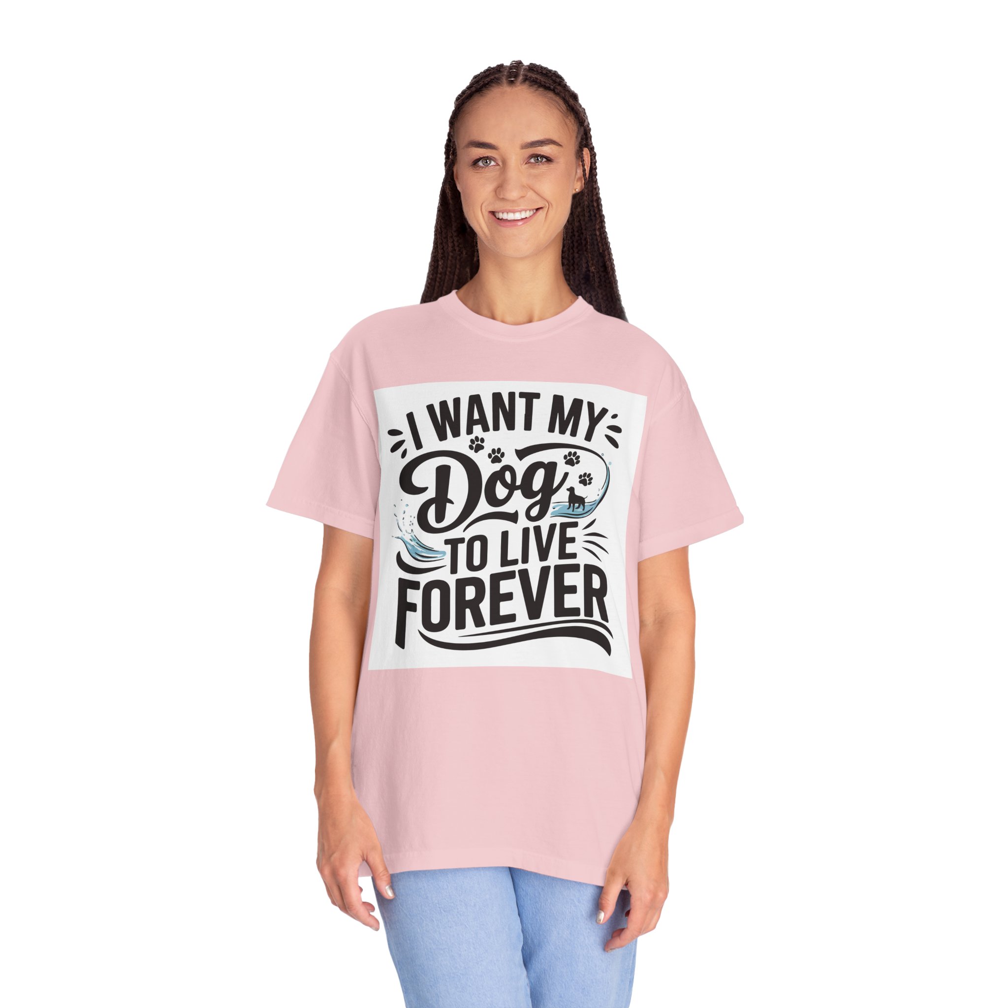I Wish My Dog Could Live Forever T-Shirt – Dog Lover Graphic Tee for Pet Owners & Dog Parents. - Image 51