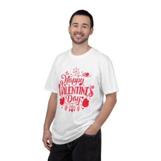 Happy Valentine’s Day Heart Design T-Shirt – Romantic Love Graphic Tee for Couples, Gift Giving & Festive Celebration. - Image 10