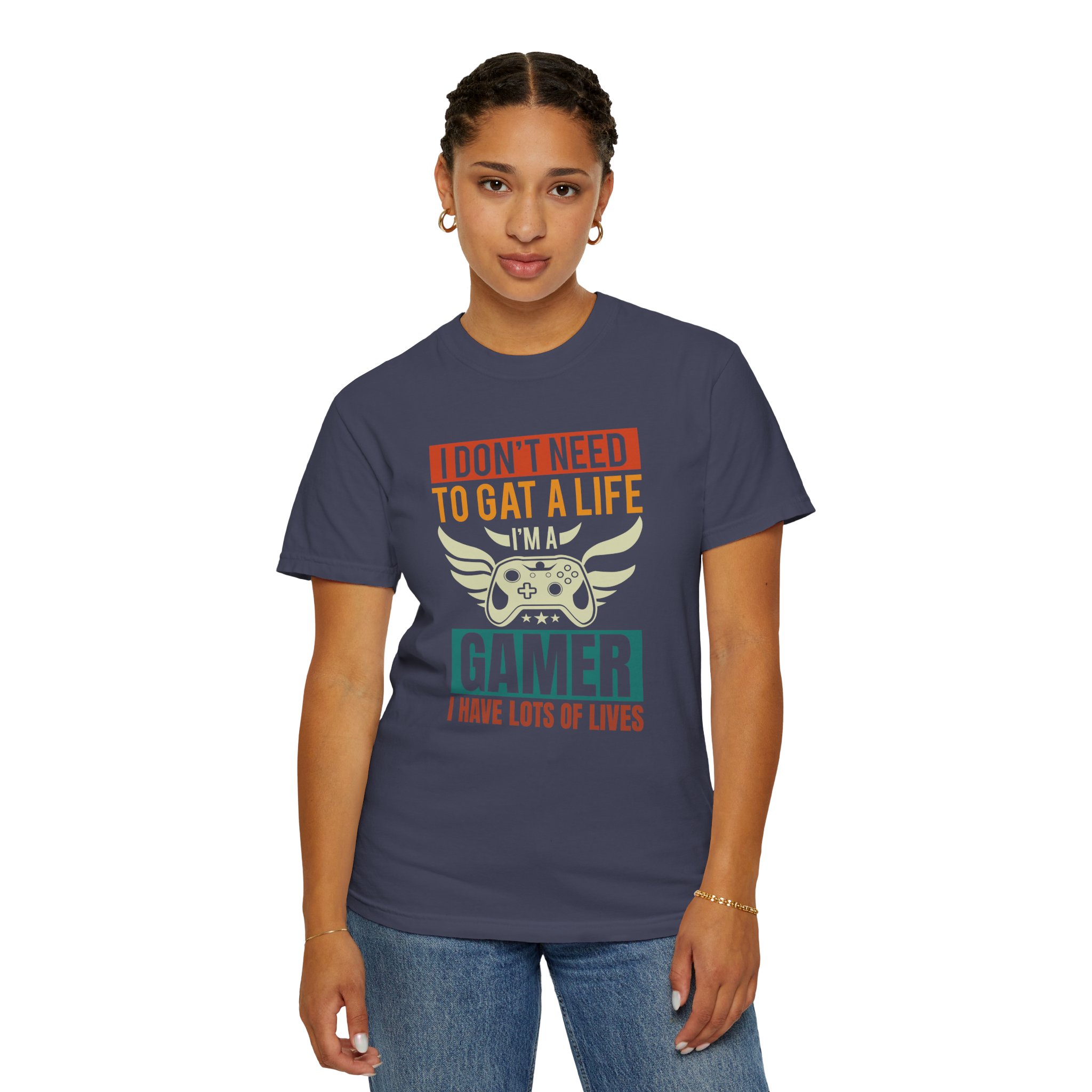 b2 - 3.19 - I Don’t Need to Get a Life, I Have Lots of Lives T-Shirt – Funny Retro Gamer Controller Graphic Tee for Humor & Classic Gaming Vibes. - Image 28